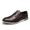 Bruno Marc Men's Round Toe Oxford Leather Shoes Business Formal Dress Sneakers for Men Luxury Men's Social Shoe Free Shipping